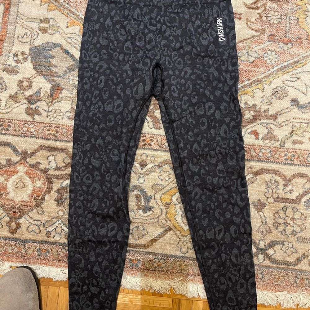 Gymshark Black Leopard Print Leggings